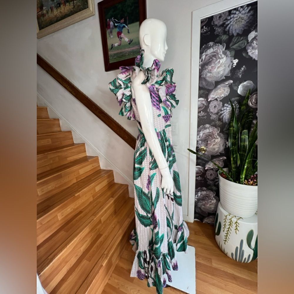 Anthropologie SIKA Off-The-Shoulder Printed Maxi
Dress/ size 2 - Picture 10 of 13